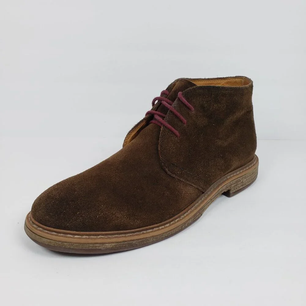 1901 Canyon Mens Size 9 Brown Suede Formal Casual Chukka Boots Shoes